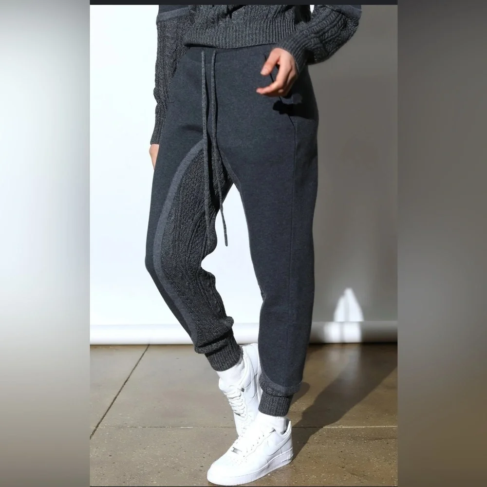 Twenty Montreal  Felt Connect Gray Sweatpants Pockets Women’s Sz M NWT - Picture 9 of 15